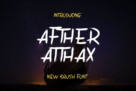 Afther Atthax: The Quirky Display Font for Handmade Creators