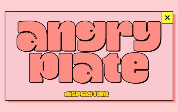 Angry Plate: The Display Typeface for Elegant Digital Branding