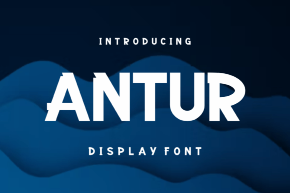 Antur: A Quirky Display Typeface for Editorial Design