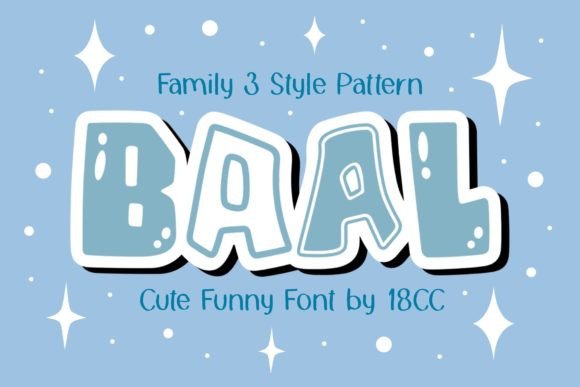 Baal: A Playful Display Font for Bold Brand Identity