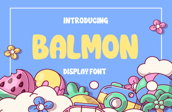 Balmon: The Aesthetic Display Font for Makers and Sellers
