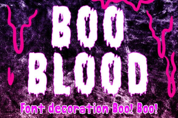Boo Blood: The Bold Halloween Display Font for Creative Makers