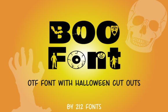 Boo: The Halloween Display Font for Viral Campaigns