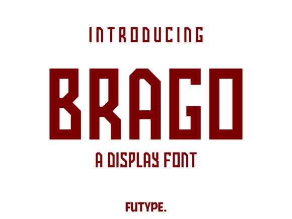 Brago: A Bold Display Typeface for Modern Editorial Design