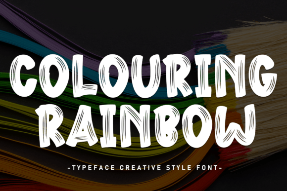 Colouring Rainbow: A Playful Display Typeface for Digital Branding
