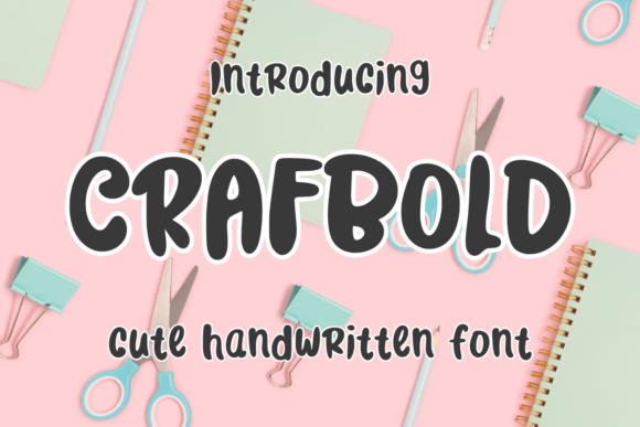 Crafbold: The Perfect Display Font for Cute Party Designs