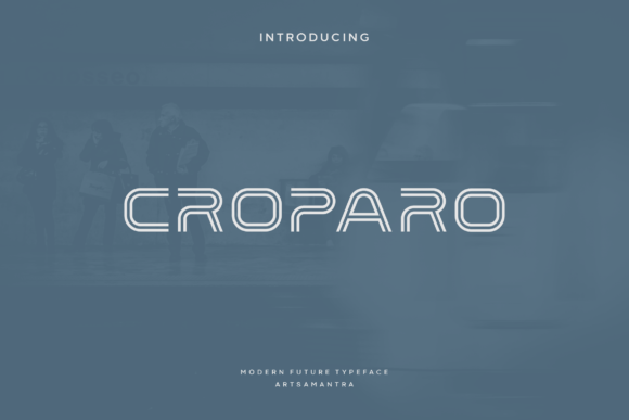 Croparo: The Modern Typeface for Polished Brand Identity