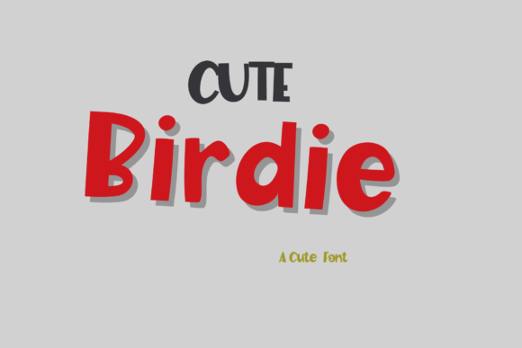 Cute Birdie: A Handwritten Display Font for Creative Campaigns