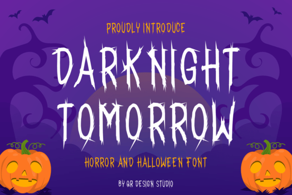 Darknight Tomorrow: The Premium Display Font for Handmade Brands
