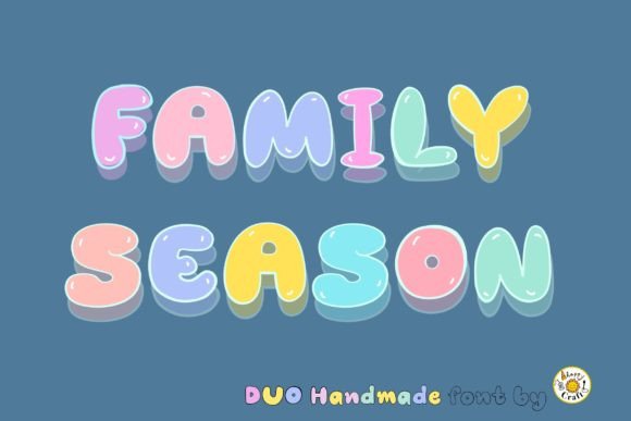 Family Season: The Bold Typeface for Playful Branding