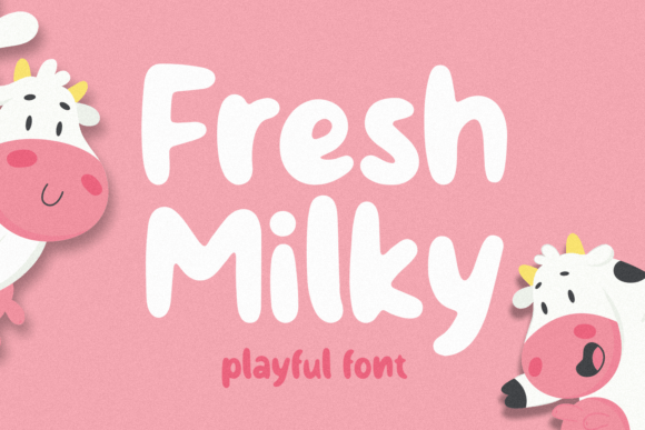 Fresh Milky: A Handwritten Script Font for Modern Branding