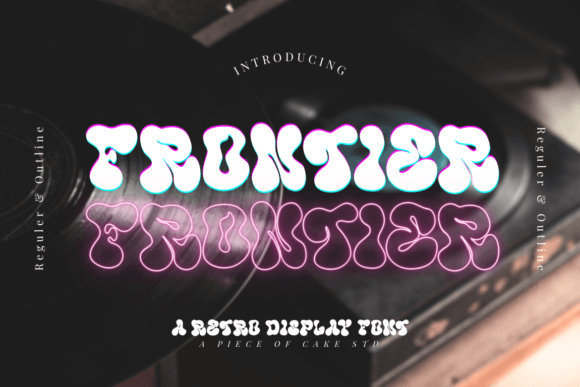 Frontier: A Retro Display Font for Bold Branding