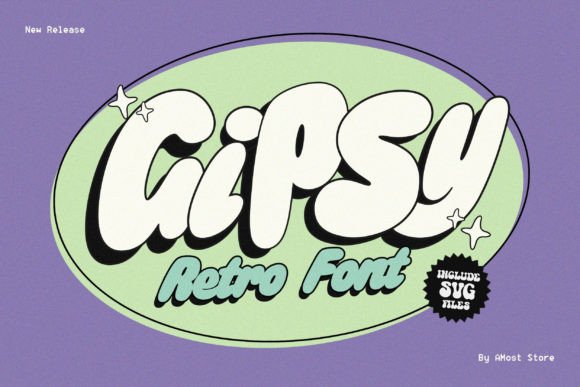 Gipsy: The Bold Retro Display Font for Strong Brand Identity