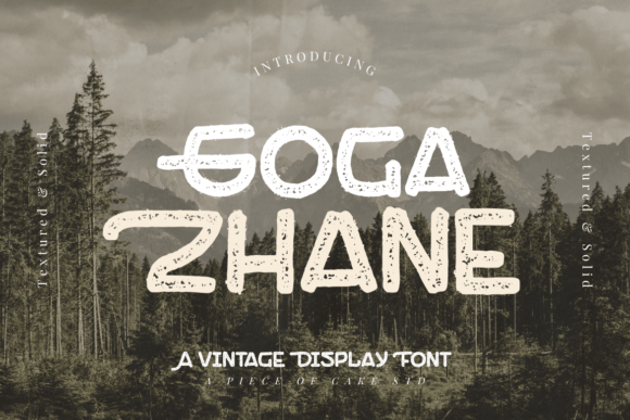 Goga Zhane: The Vintage Display Font for Bold Campaigns