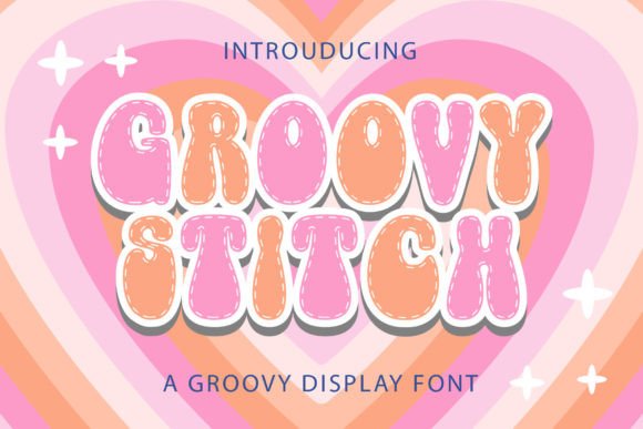 Groovy Stitch: The Retro Display Font for Bold Branding