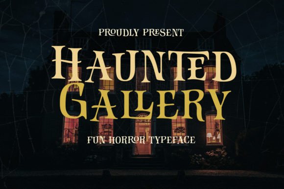 Haunted Gallery: A Classic Horror Typeface for Bold Branding