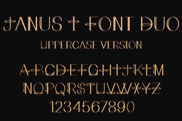 Janus I Duo: The Elegant Display Font for Handmade Creators