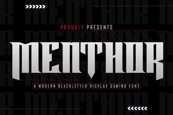 Menthor: A Powerful Blackletter Display Font for Editorial Design