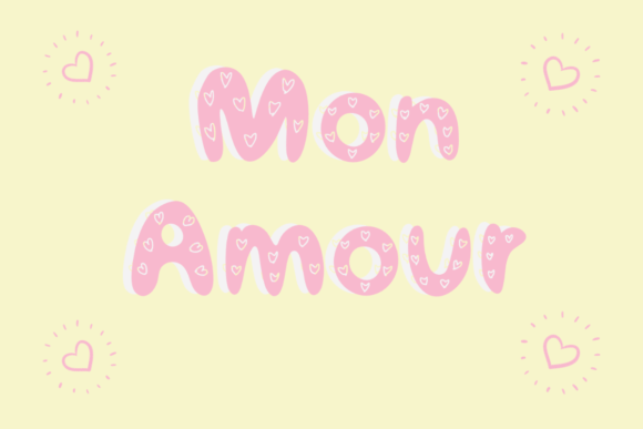 Mon Amour Font for Romantic Brand Campaigns