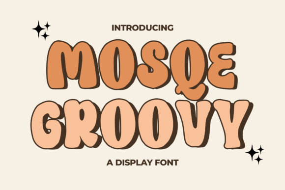 Mosqe Groovy: The Bold Display Font for Playful Web Design