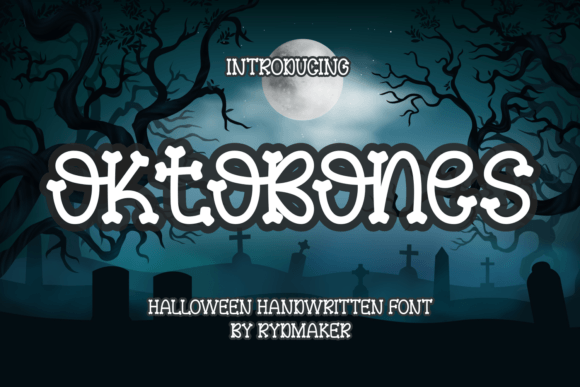 Oktobones: A Unique Display Font for Modern Editorial Design
