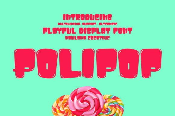 Polipop: The Playful Display Font for Bold Small Business Branding