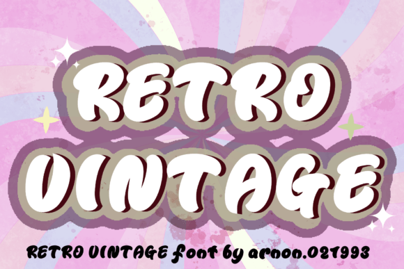Retro Vintage: The Wavy Display Font for Bold Brand Identity