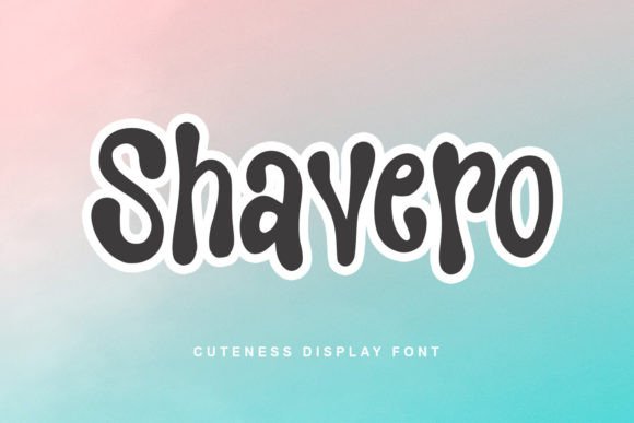 Shavero: The Friendly Display Font for Engaging Campaigns