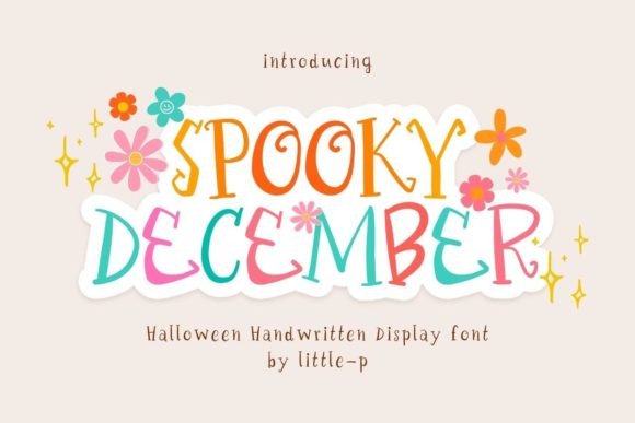 Spooky December: The Halloween Handwritten Display Font for Makers