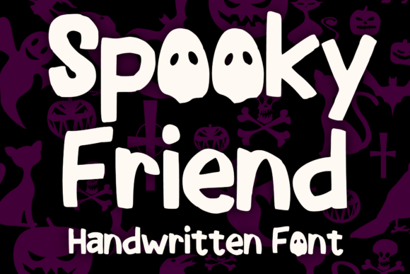 Spooky Friend: The Ultimate Display Font for Halloween Designs
