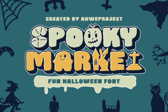 Spooky Market Font: A Bold Typeface for Spooky Branding