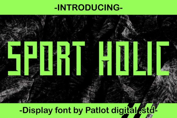 Sport Holic Bold Display Font for Modern Web Design
