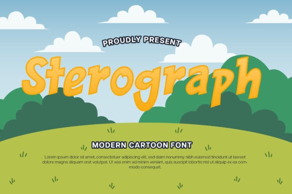 Sterograph: A Quirky Display Font for Bold Brand Identity