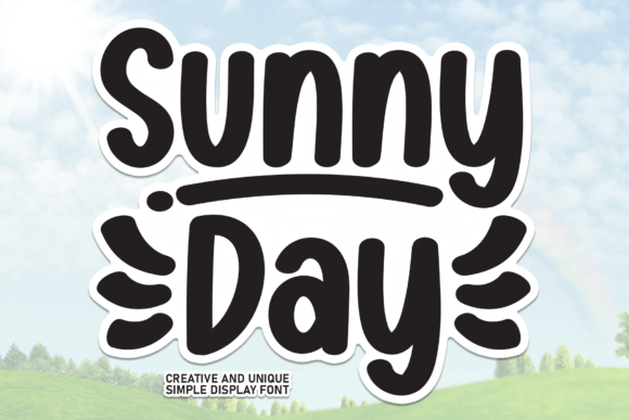 Sunny Day: The Perfect Display Font for Editorial Design