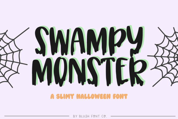 Swampy Monster: The Ultimate Spooky Display Font