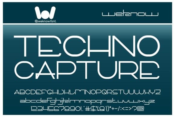 Techno Capture: The Sci-Fi Display Font for Bold Brand Identity