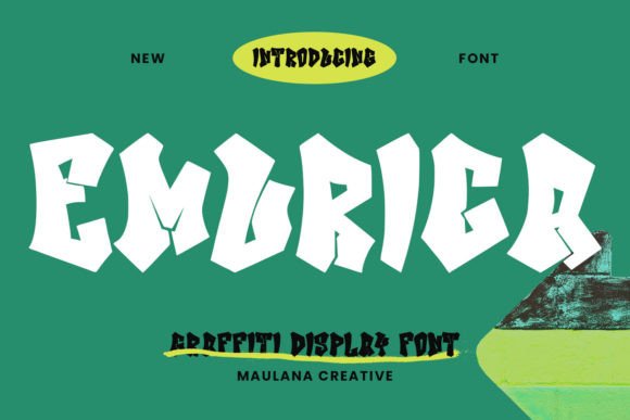 Upgrade Your Brand Identity with Emurica Graffiti Typeface