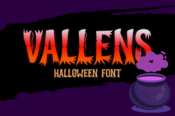 Vallens: The Spooky Halloween Font for Your Next Craft Project